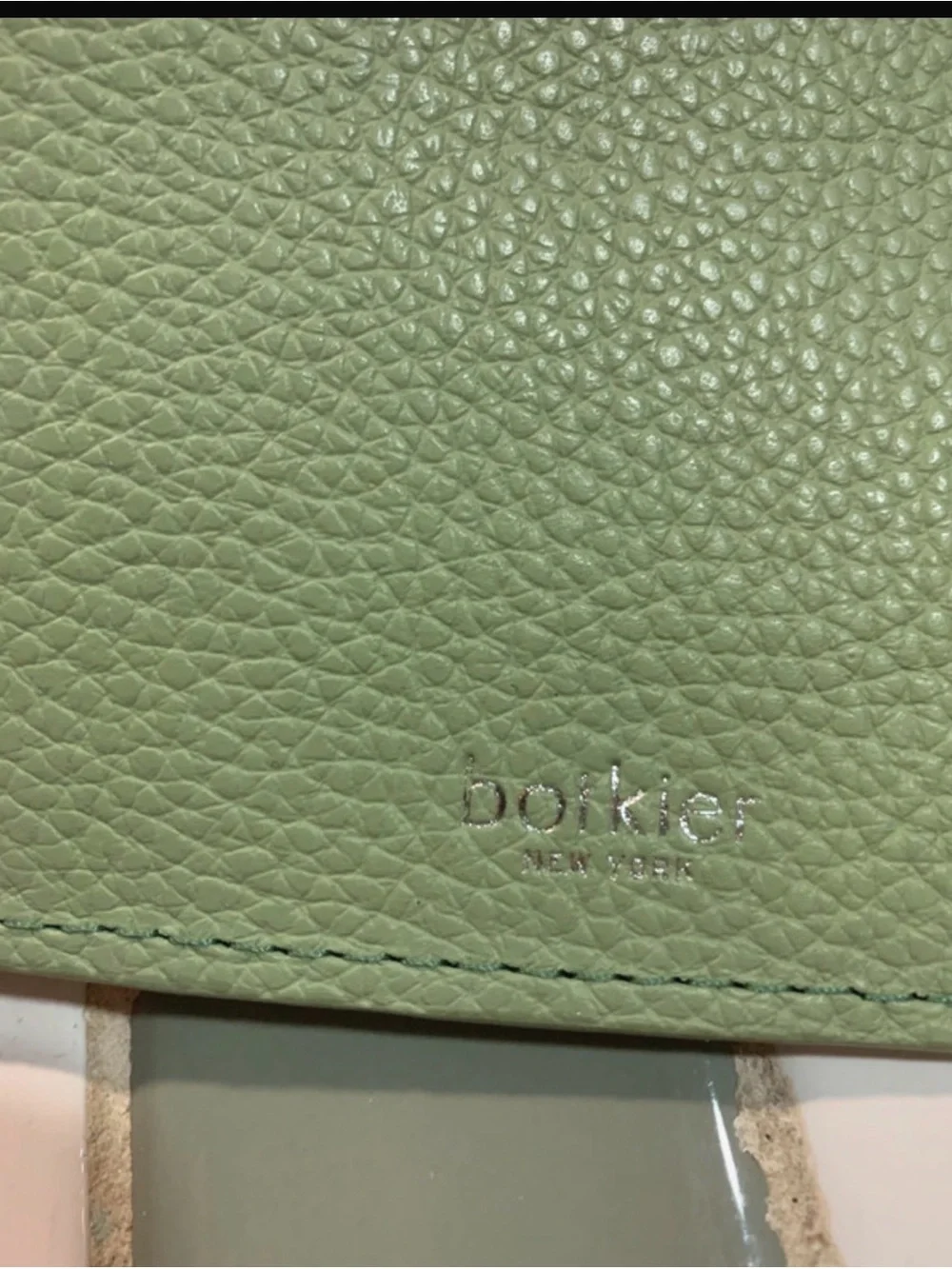 Botkier Mint Green Leather Tote with Wristlet - Picture 4 of 7